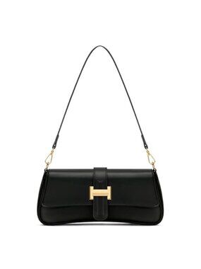 Black Shoulder Bag for Women Retro Hobo Purse Designer Inspired Underarm Handbag